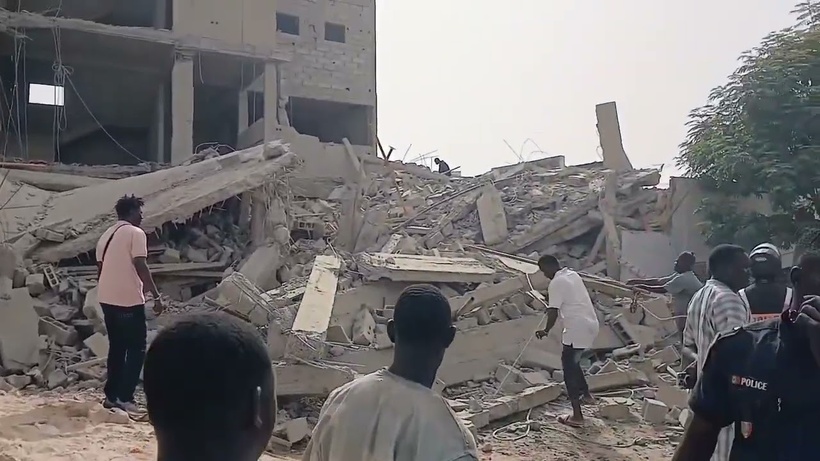 Effondrement d’un immeuble àTouba : 4 morts enregistrés (bilan provisoire)